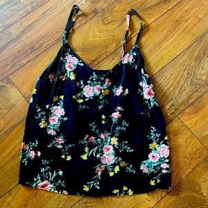 Old Navy V-Neck Button Front Floral Cami